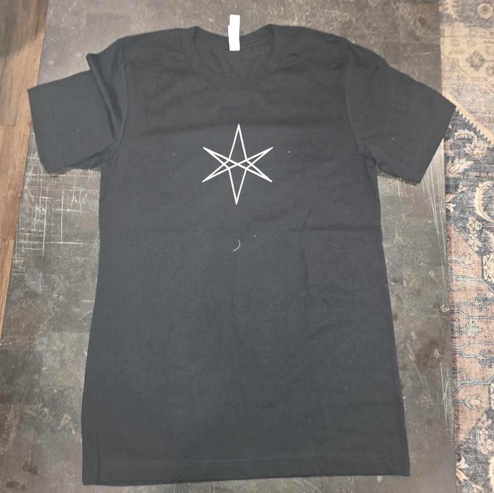 Bella Canvas Black Tee with Geometric Star